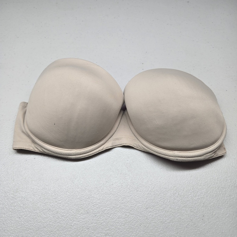 PINK Victoria's Secret Women Bra 32DD Beige Push Up Underwire Multi Way READ